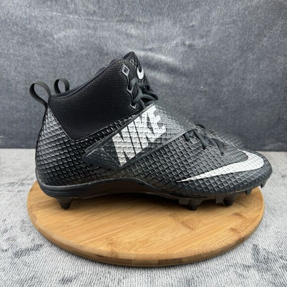 Nike Mens Lunar Beast Strike Pro Size 13 Cleats Black Sliver Football 833419-010 - Picture 1 of 12